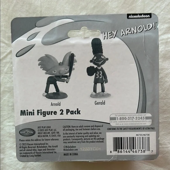 NWT Hey Arnold! Arnold & Gerald Figures - Picture 3 of 3